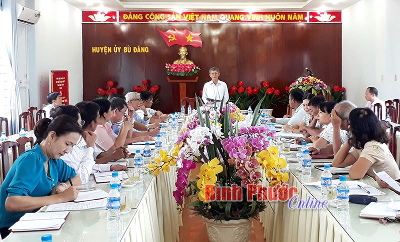 B&ugrave; Đăng chủ động thực hiện Đề &aacute;n 999 của Tỉnh ủy