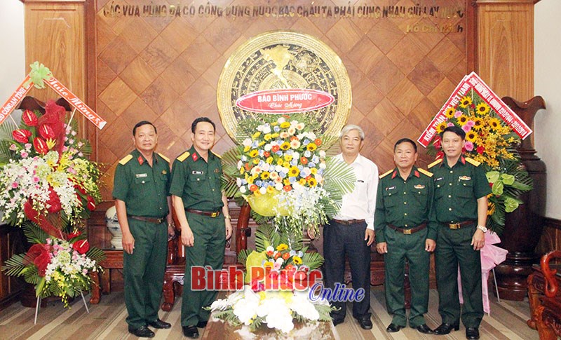 B&aacute;o B&igrave;nh Phước ch&uacute;c mừng c&aacute;c đơn vị lực lượng vũ trang tỉnh
