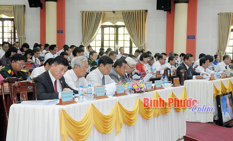Khai mạc kỳ họp thứ 7, HĐND tỉnh kh&oacute;a IX: Lấy phiếu t&iacute;n nhiệm với 28 c&aacute;n bộ giữ chức vụ do HĐND tỉnh bầu