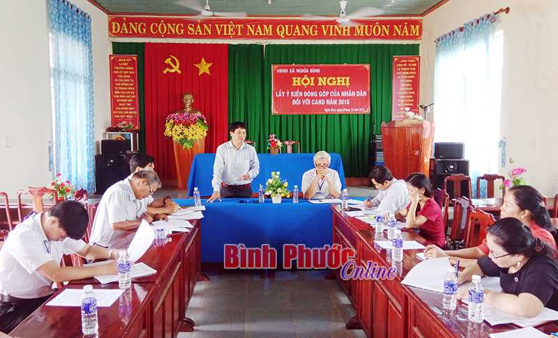 HĐND huyện Bù Đăng giám sát tại xã Nghĩa Bình