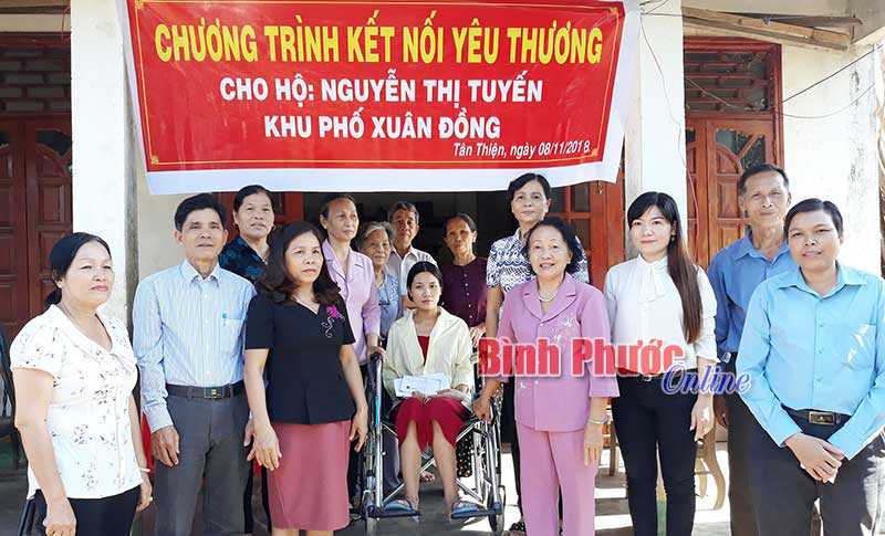 Đồng Xoài hỗ trợ người yếu thế