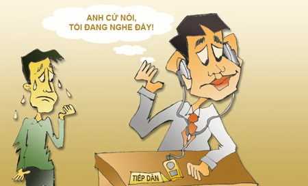 Chữa trị căn bệnh c&aacute;n bộ kh&ocirc;ng biết lắng nghe