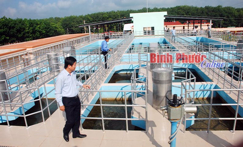 Đảm bảo tiêu chuẩn cấp nước thành phố cho Đồng Xoài