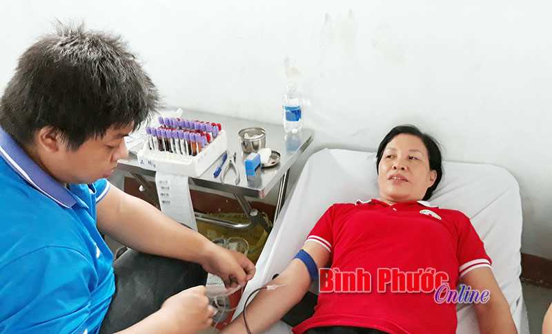 Đồng Xoài phát triển mạnh phong trào hiến máu tình nguyện