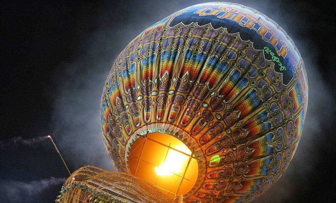 Ngắm khinh khí cầu tuyệt đẹp ở Myanmar