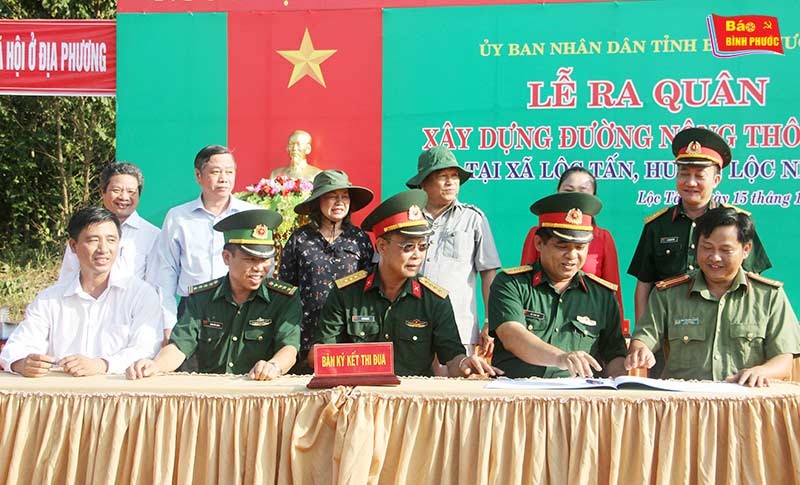 [Video] Ra quân tổng lực xây dựng đường nông thôn mới tại Lộc Tấn