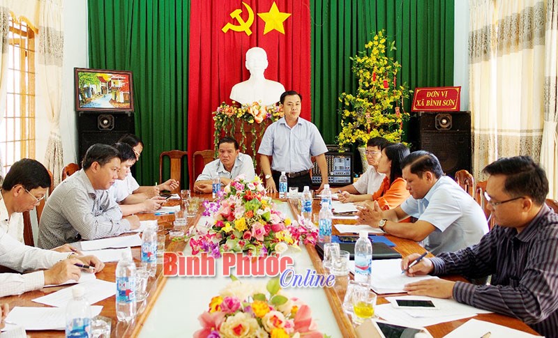 Bình Sơn phấn đấu về đích nông thôn mới trong năm 2019