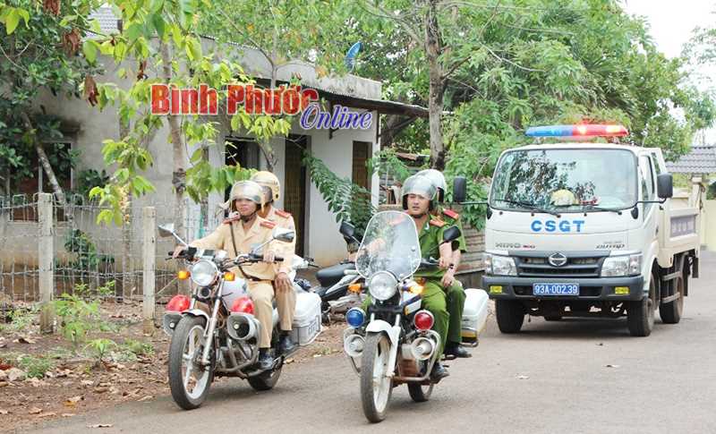 Ph&uacute; Riềng: 93% vụ vi phạm trật tự an to&agrave;n x&atilde; hội được điều tra l&agrave;m r&otilde;