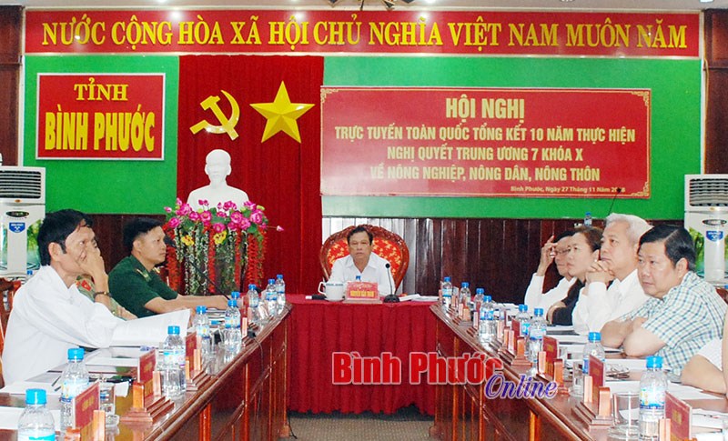 Tổng kết 10 năm thực hiện nghị quyết về n&ocirc;ng nghiệp, n&ocirc;ng d&acirc;n, n&ocirc;ng th&ocirc;n