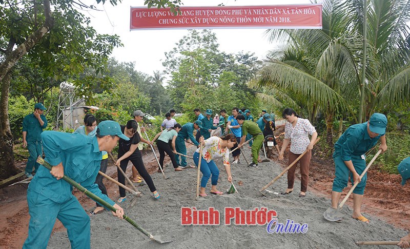 LLVT huyện Đồng Ph&uacute; x&acirc;y dựng thế trận l&ograve;ng d&acirc;n