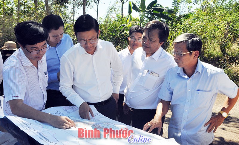 Tập đoàn FLC khảo sát thực tế tại Bình Phước