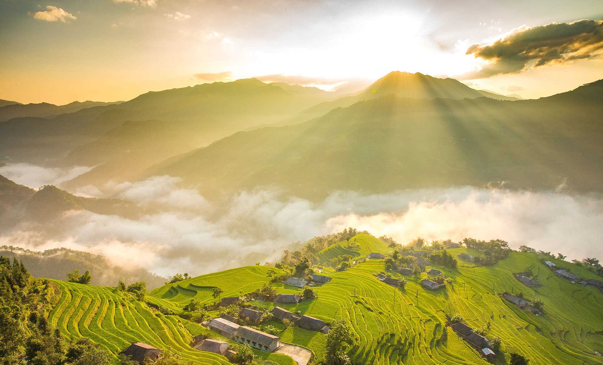 'Mùa vàng' Hoàng Su Phì đẹp hút hồn du khách