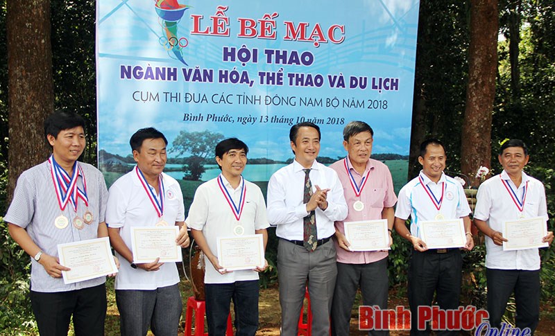 Bế mạc hội thao ngành văn hóa - thể thao và du lịch cụm miền Đông