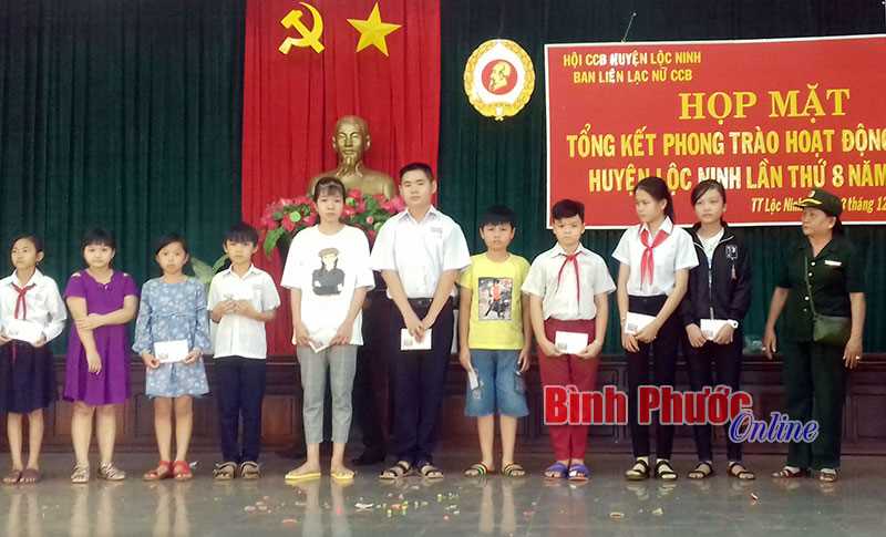 Họp mặt Ban li&ecirc;n lạc nữ Cựu chiến binh huyện Lộc Ninh