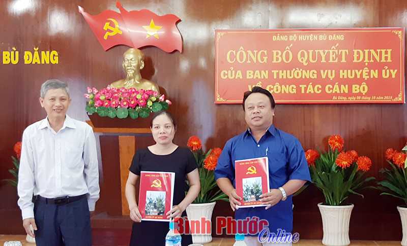 B&ugrave; Đăng điều động, bổ nhiệm 2 c&aacute;n bộ
