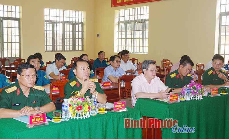 B&ugrave; Đăng, B&igrave;nh Long sơ kết c&ocirc;ng t&aacute;c qu&acirc;n sự, quốc ph&ograve;ng 9 th&aacute;ng