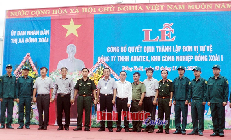 Đồng Xo&agrave;i ch&uacute; trọng x&acirc;y dựng lực lượng d&acirc;n qu&acirc;n tự vệ