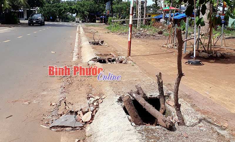 Nguy hiểm từ nắp cống sụp