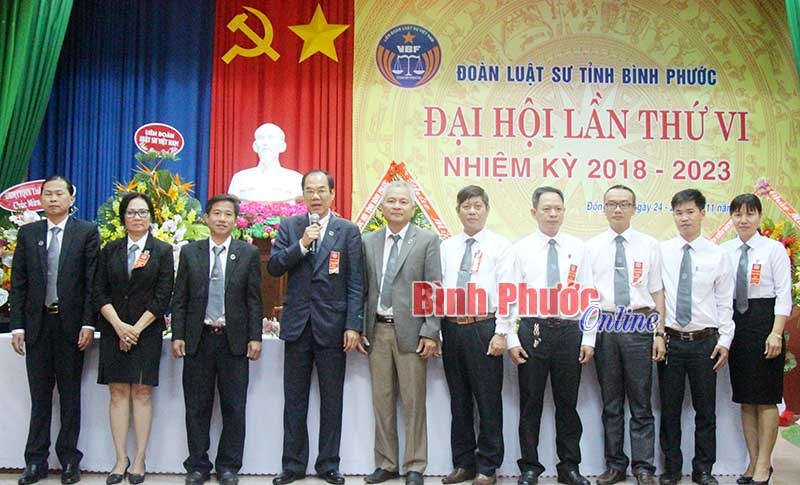 Đại hội Đo&agrave;n luật sư B&igrave;nh Phước nhiệm kỳ 2018-2023