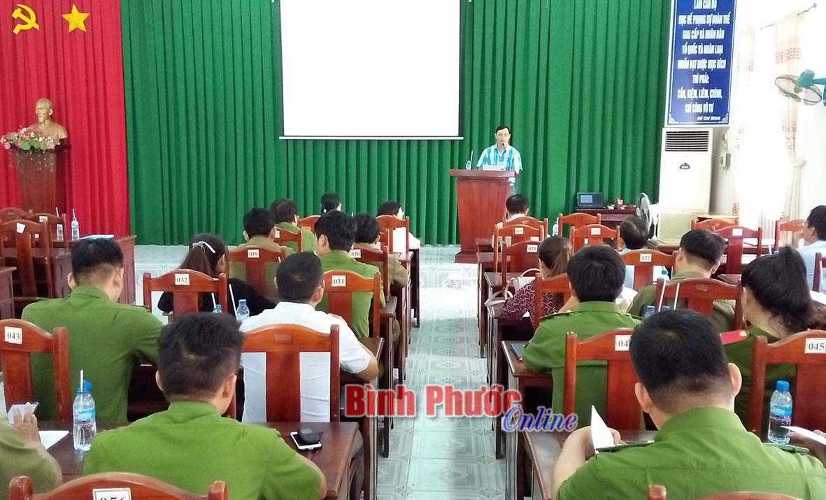 100 c&aacute;n bộ tập huấn nghiệp vụ c&ocirc;ng t&aacute;c lập hồ sơ cai nghiện ma t&uacute;y