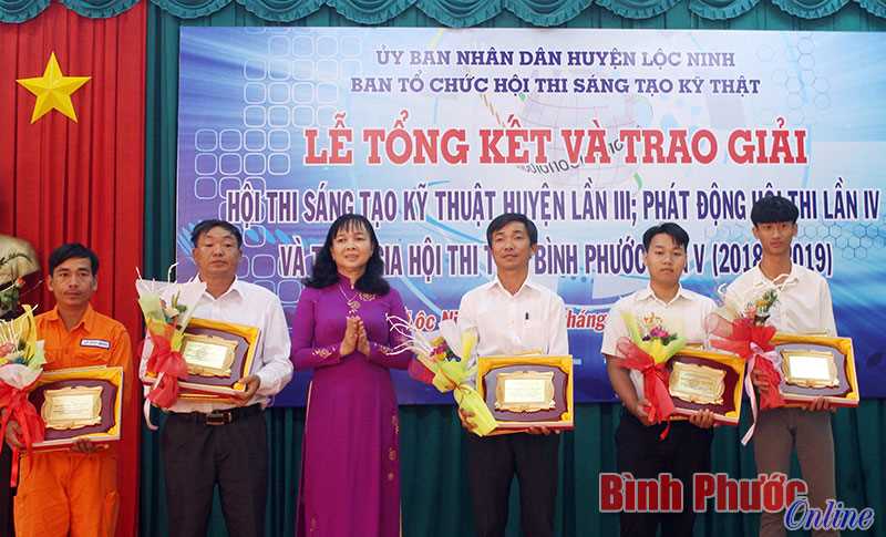 Lộc Ninh: 19 mô hình, sản phẩm đạt giải sáng tạo kỹ thuật