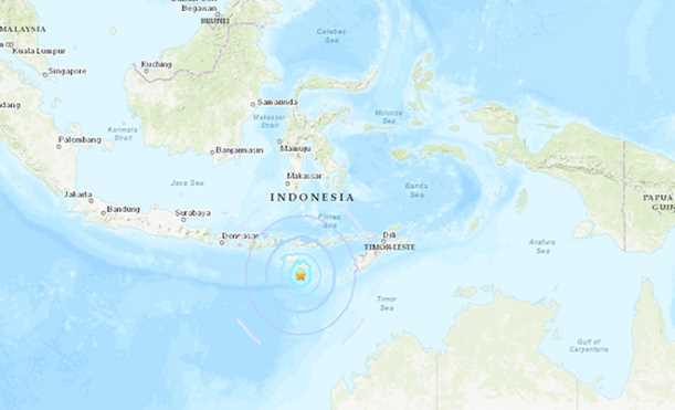 Indonesia: Liên tiếp xảy ra 2 trận động đất ở khu vực đảo Sumba