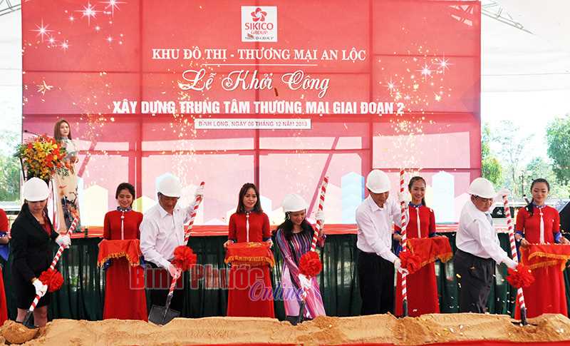 Khởi công xây dựng giai đoạn 2 Trung tâm thương mại Plaza An Lộc 