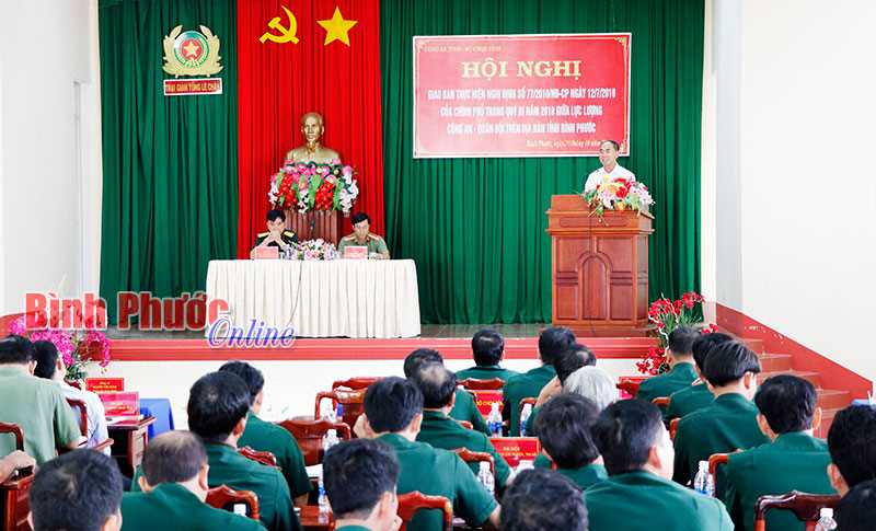 Giao ban thực hiện Nghị định số 77