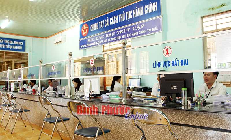 C&ocirc;ng bố danh mục thủ tục h&agrave;nh ch&iacute;nh thực hiện tại Bộ phận Một cửa