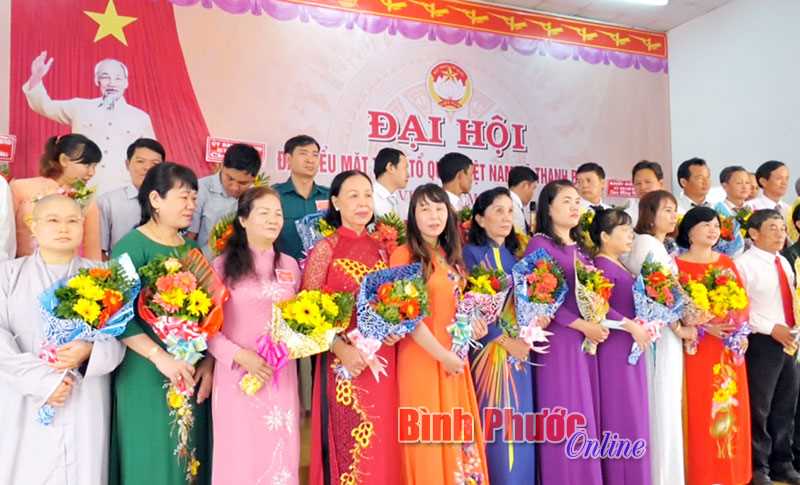 Đại hội điểm UBMTTQVN x&atilde; Thanh B&igrave;nh