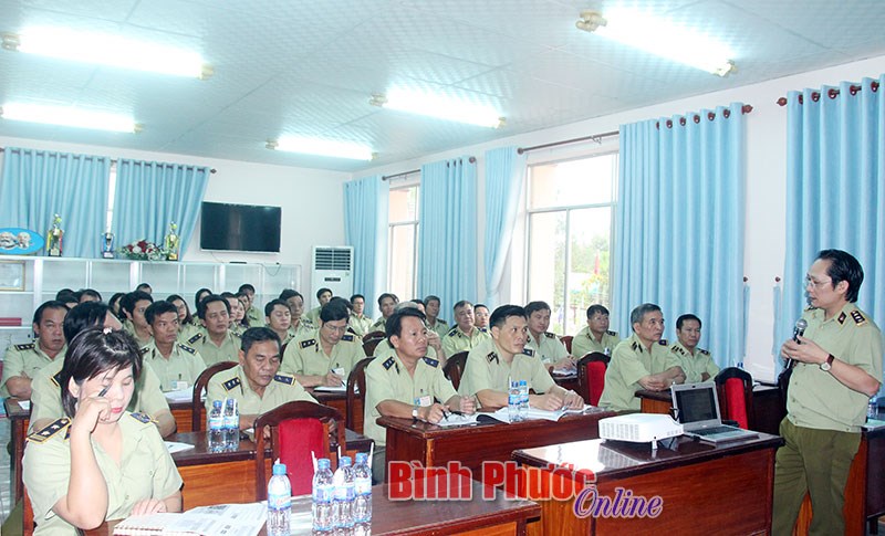 Tập huấn c&ocirc;ng t&aacute;c quản l&yacute; thị trường đợt 2/2018