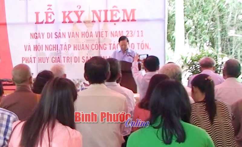 Tập huấn c&ocirc;ng t&aacute;c bảo tồn di sản văn h&oacute;a tại khu di t&iacute;ch T&agrave; Thiết