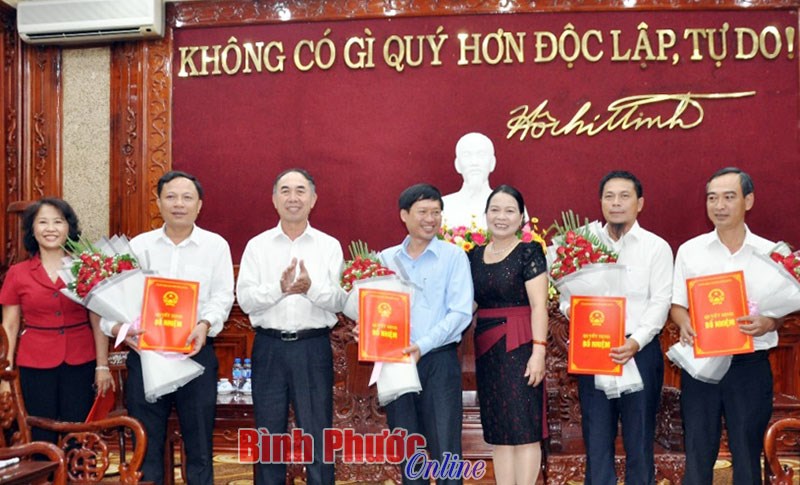 Bổ nhiệm l&atilde;nh đạo Ban quản l&yacute; dự &aacute;n đầu tư x&acirc;y dựng tỉnh