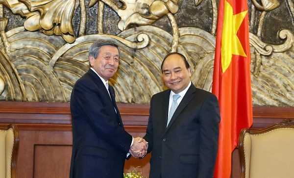 Thủ tướng tiếp Quyền Tổng Thư k&yacute; Đảng D&acirc;n chủ tự do Nhật Bản