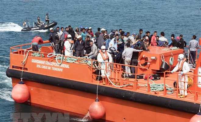 Maroc phát hiện 15 thi thể người di cư trên Địa Trung Hải