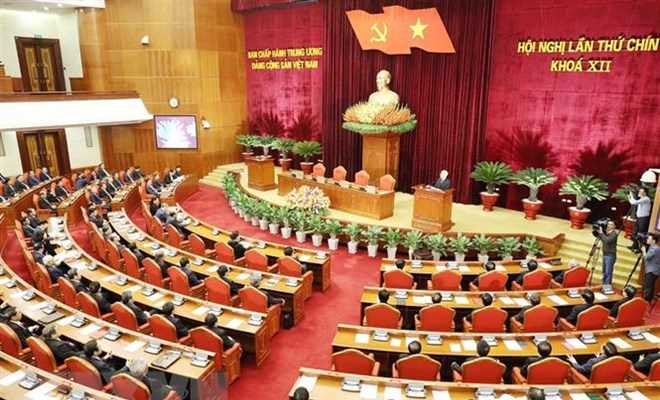 Ng&agrave;y l&agrave;m việc thứ hai Hội nghị Trung ương lần thứ 9