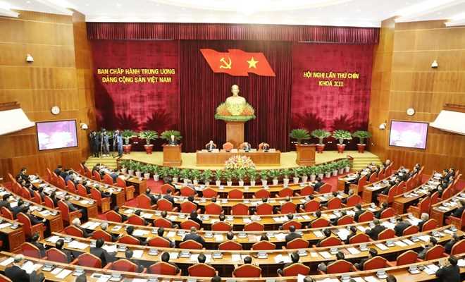 Khai mạc Hội nghị lần thứ ch&iacute;n Ban Chấp h&agrave;nh Trung ương Đảng kh&oacute;a XII