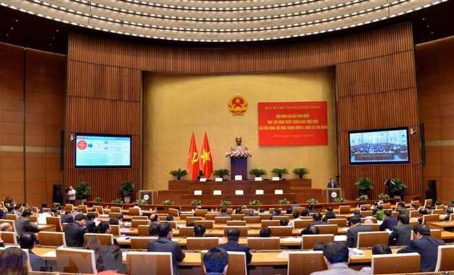 Hội nghị c&aacute;n bộ to&agrave;n quốc qu&aacute;n triệt Nghị quyết TW 8 kh&oacute;a XII