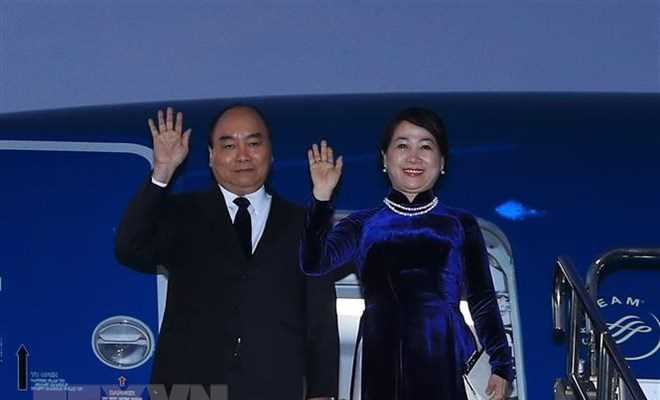 Thủ tướng Nguyễn Xu&acirc;n Ph&uacute;c đ&atilde; tới thủ đ&ocirc; Tokyo của Nhật Bản