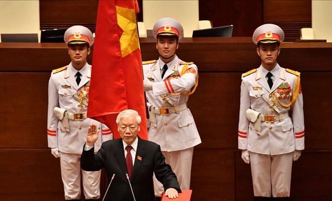 Chủ tịch nước tuy&ecirc;n thệ nhậm chức