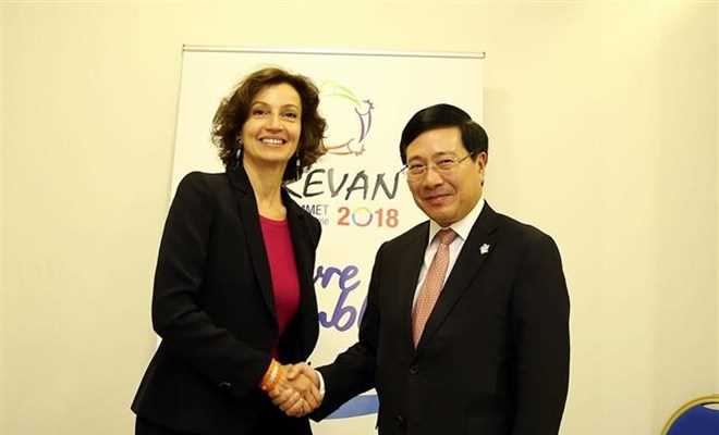 Hoạt động của Ph&oacute; Thủ tướng tại Hội nghị Cấp cao Ph&aacute;p ngữ lần thứ 17