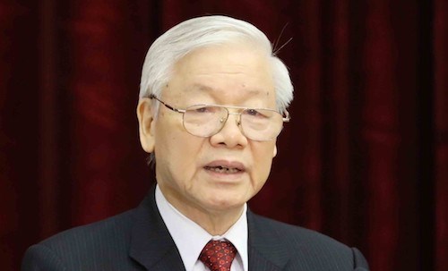 Tổng b&iacute; thư Nguyễn Ph&uacute; Trọng được giới thiệu l&agrave;m Chủ tịch nước