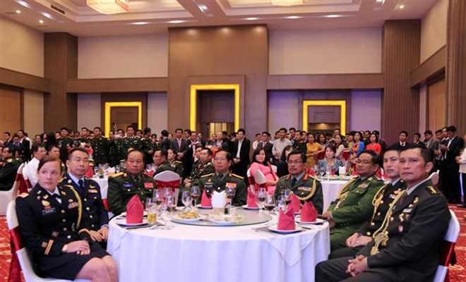 Kỷ niệm 74 năm Ng&agrave;y th&agrave;nh lập Qu&acirc;n đội Nh&acirc;n d&acirc;n Việt Nam tại L&agrave;o