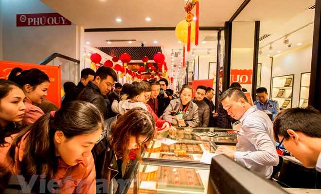 Vàng SJC chỉ còn hơn thương hiệu Rồng Thăng Long khoảng 240.000 đồng