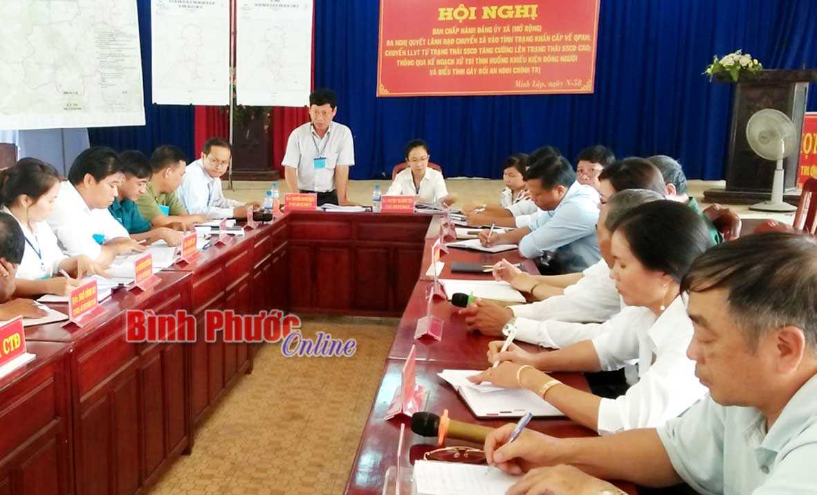 Minh Lập diễn tập chiến đấu phòng thủ