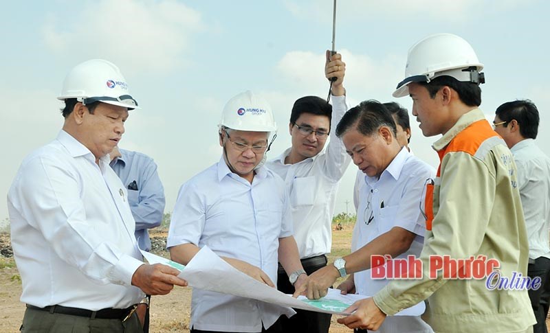 L&atilde;nh đạo tỉnh kiểm tra tiến độ c&aacute;c dự &aacute;n trọng điểm