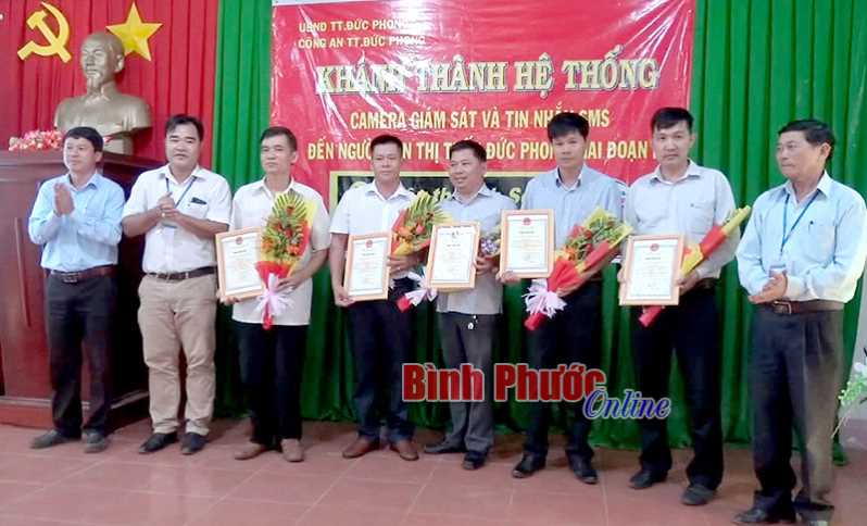 Đức Phong đưa vào sử dụng camera an ninh và tin nhắn SMS