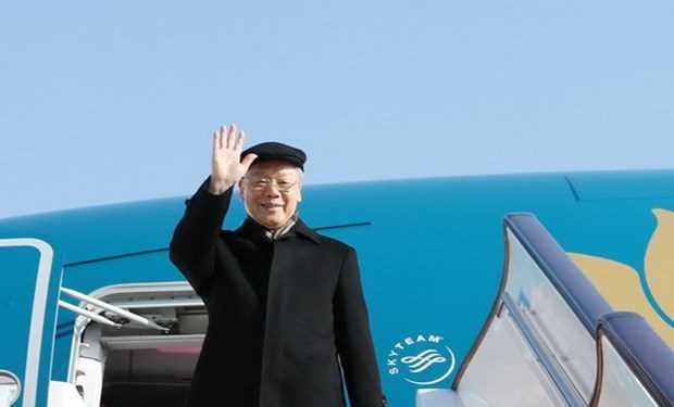 Tổng B&iacute; thư, Chủ tịch nước l&ecirc;n đường thăm L&agrave;o v&agrave; Campuchia