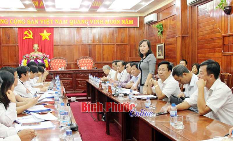 Kiểm to&aacute;n Nh&agrave; nước khu vực IV khảo s&aacute;t tại B&igrave;nh Phước