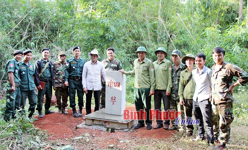 B&igrave;nh Phước ho&agrave;n th&agrave;nh ph&acirc;n giới cắm mốc